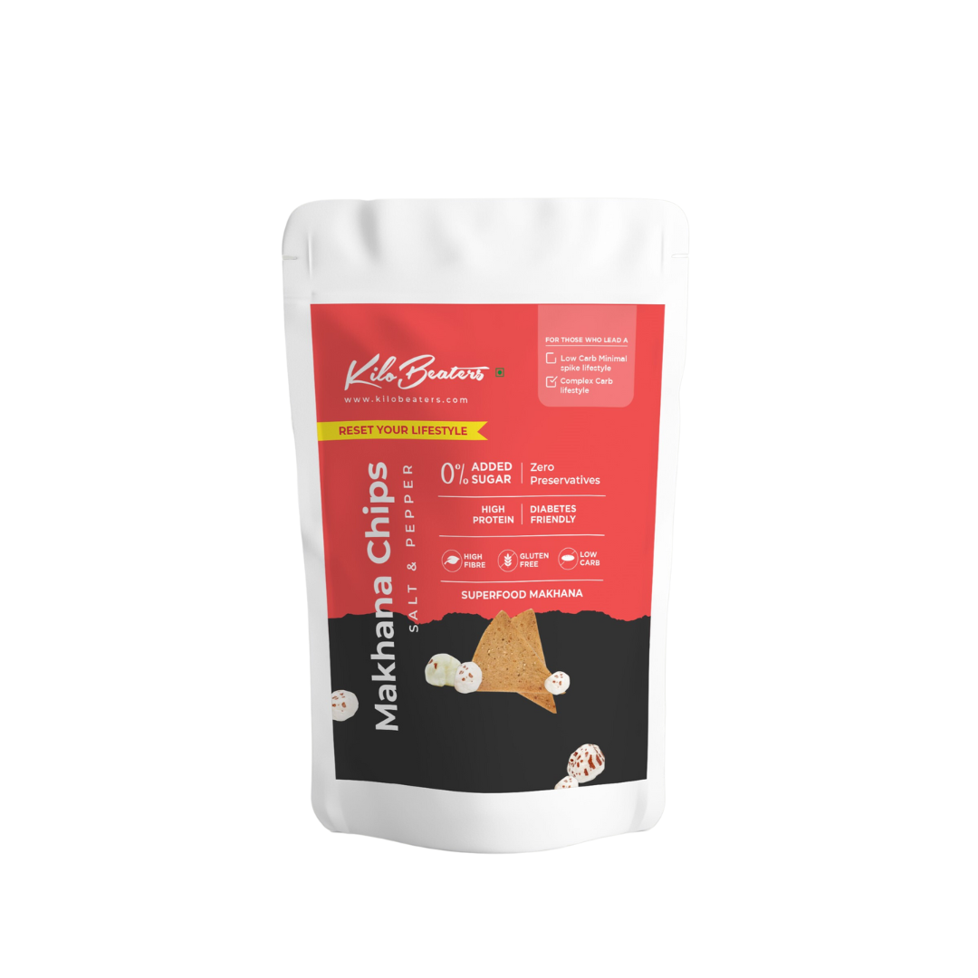 Makhana Chips Salt & Pepper 50g