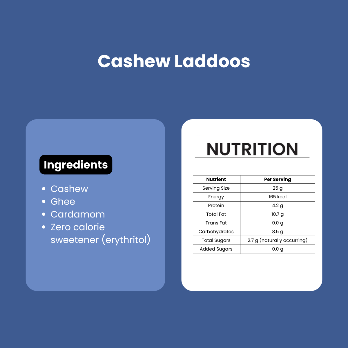 Low Carb Cashew Laddoo | Sugar-Free | Keto & Diabetes Friendly