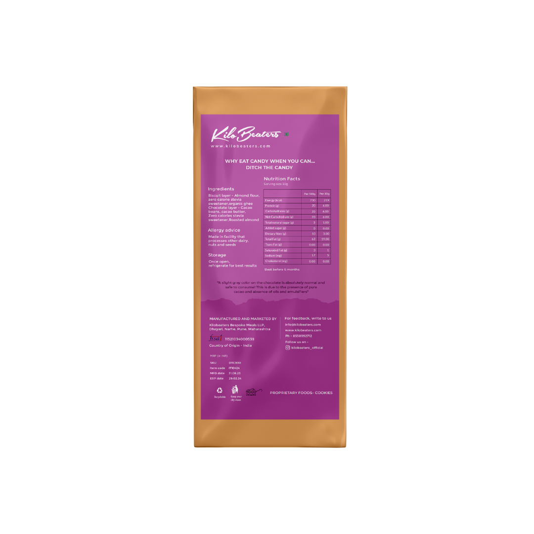 Almond chocolate bars - Ditch the candy bars 30g
