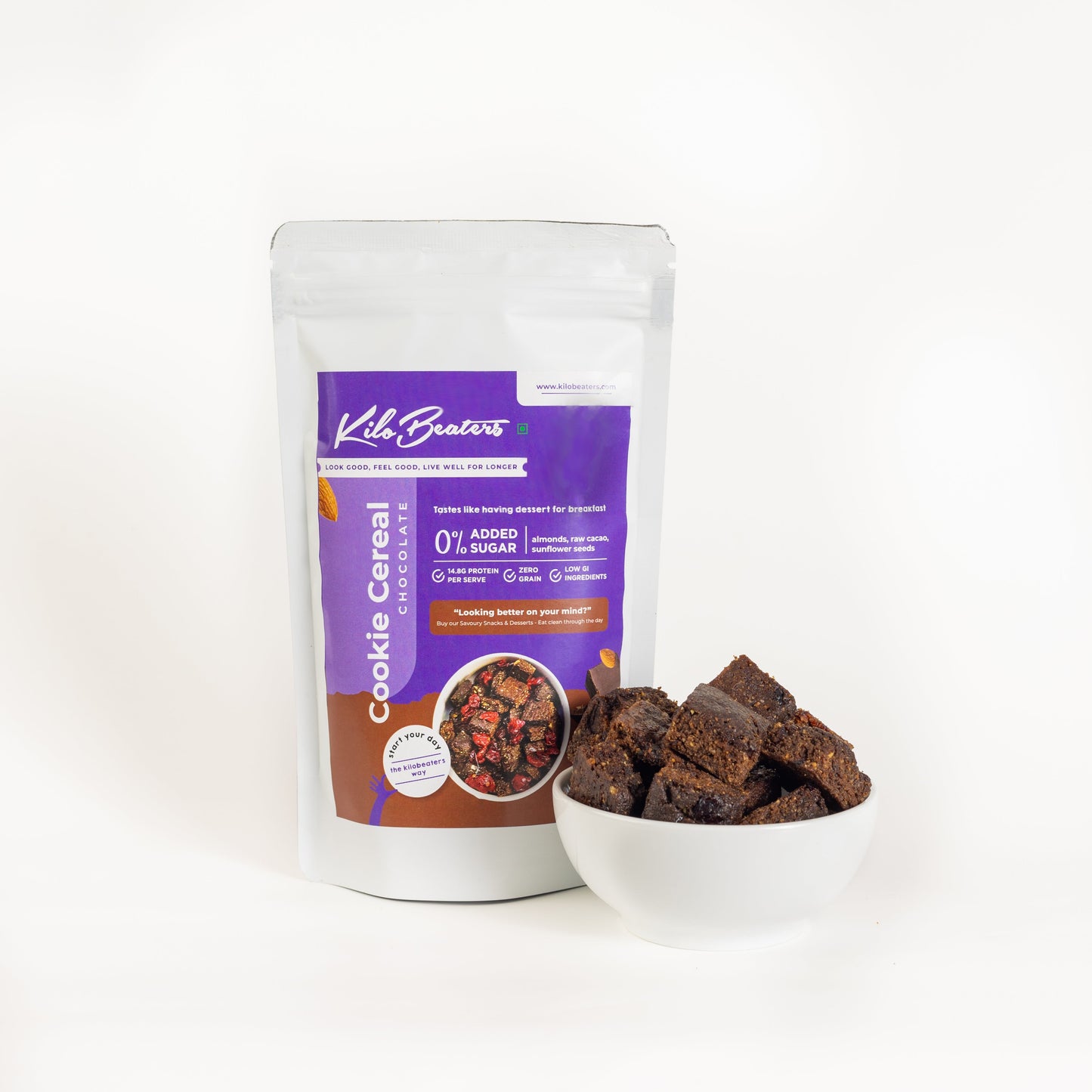 Chocolate Cookie Cereal - High-Protein Breakfast Alternative
