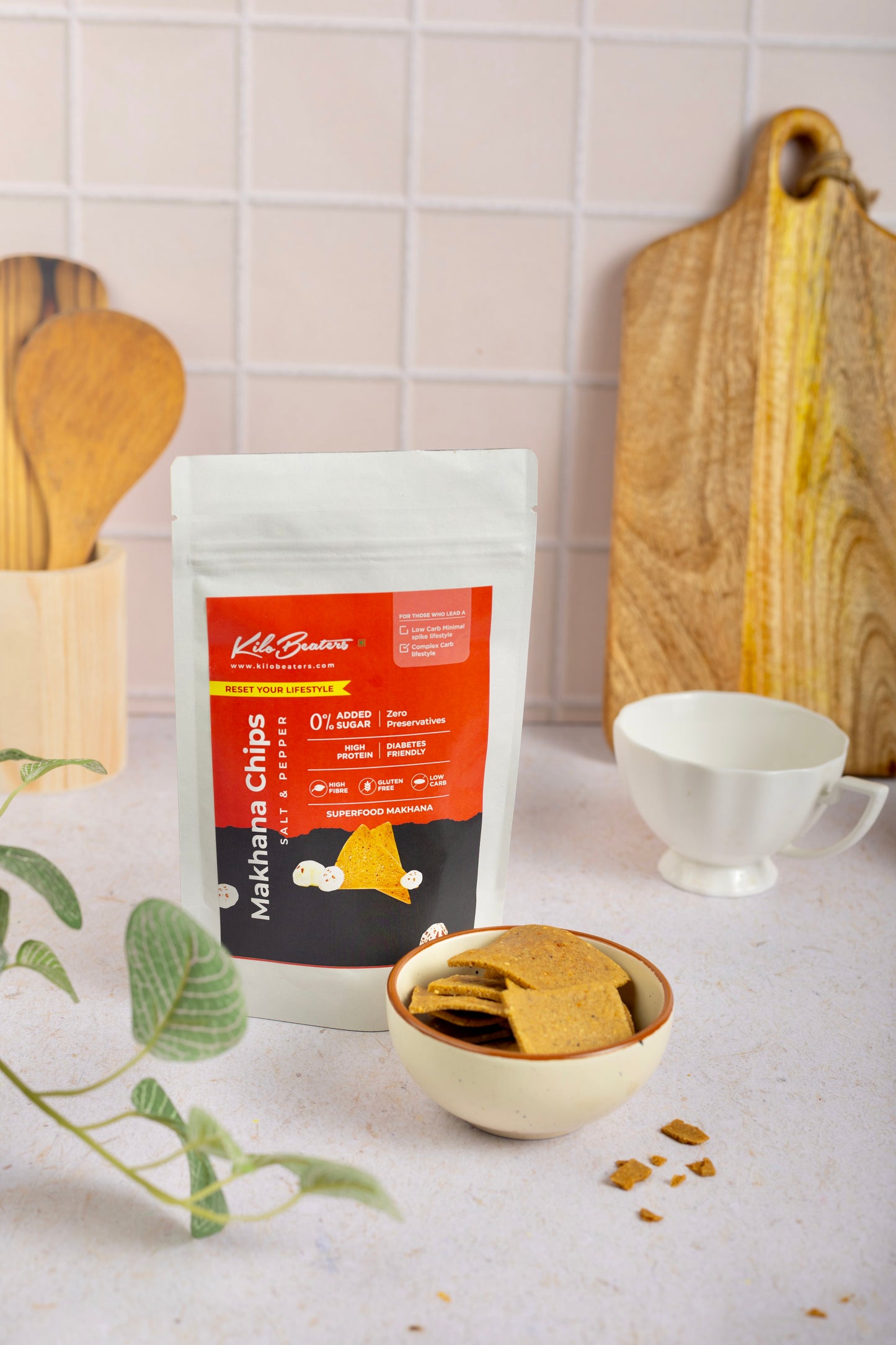Makhana Chips Salt & Pepper 50g