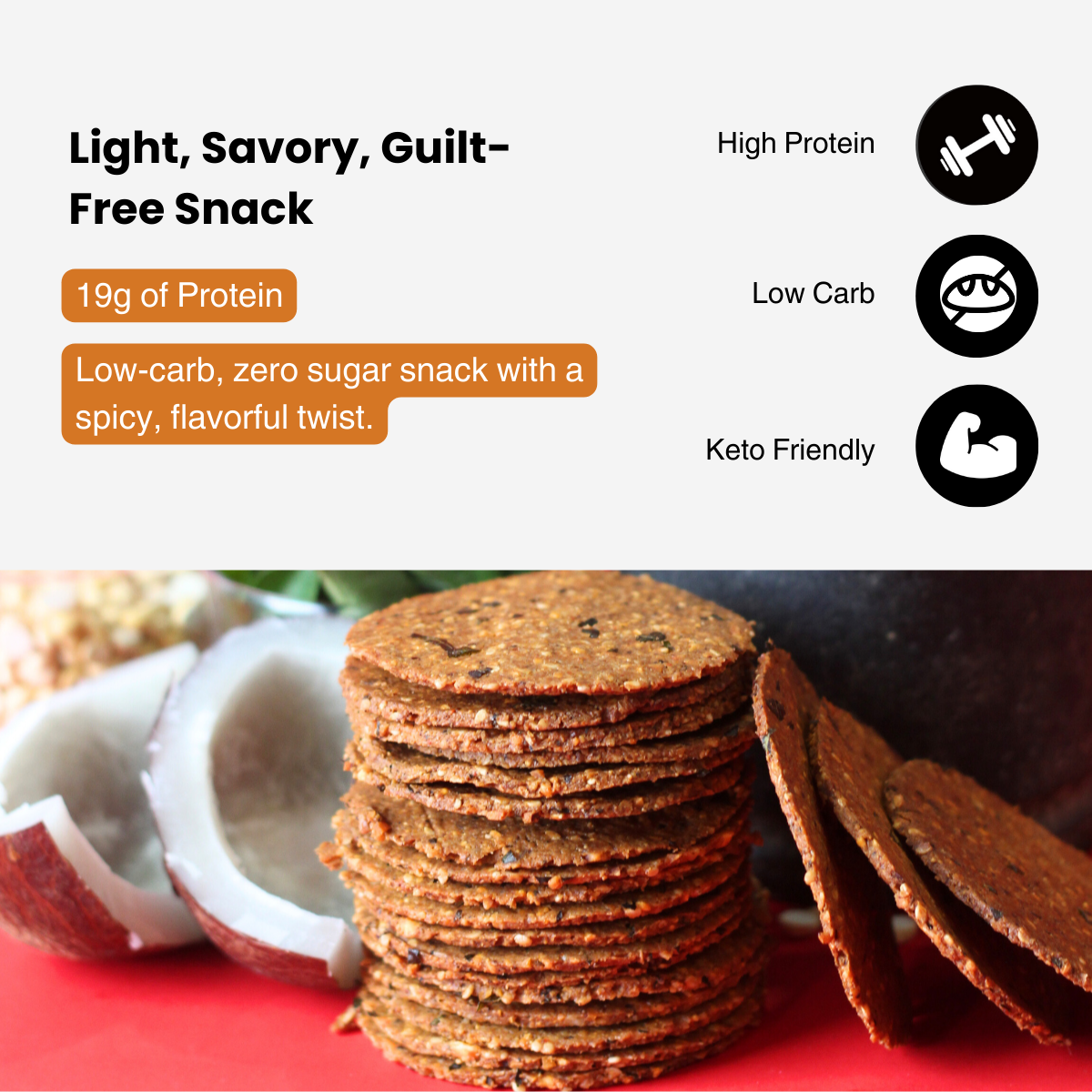 Baked Nippat | Low-Carb, Zero-Sugar, 100% Nuts & Seeds