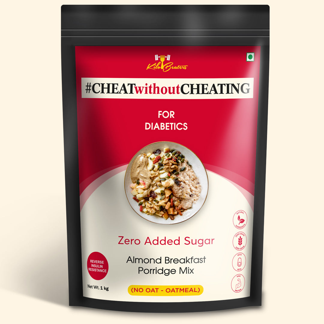Almond Breakfast Porridge Mix - Instant no oats oatmeal - 1Kg