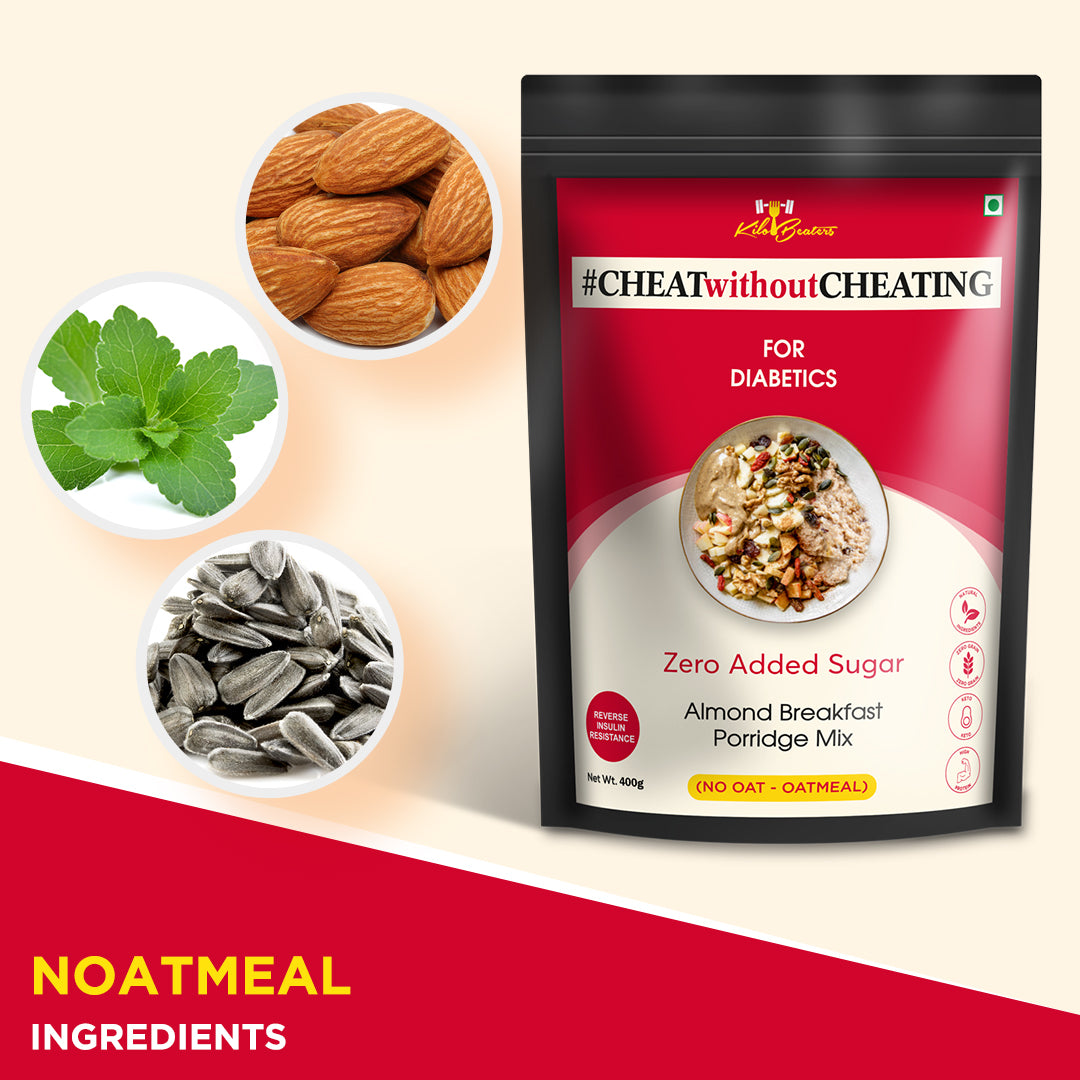 Almond Breakfast Porridge Mix - Instant no oats oatmeal