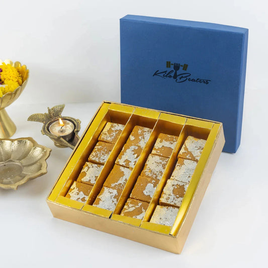 Kaju Kesar Barfi | Zero Added Sugar | Keto Friendly