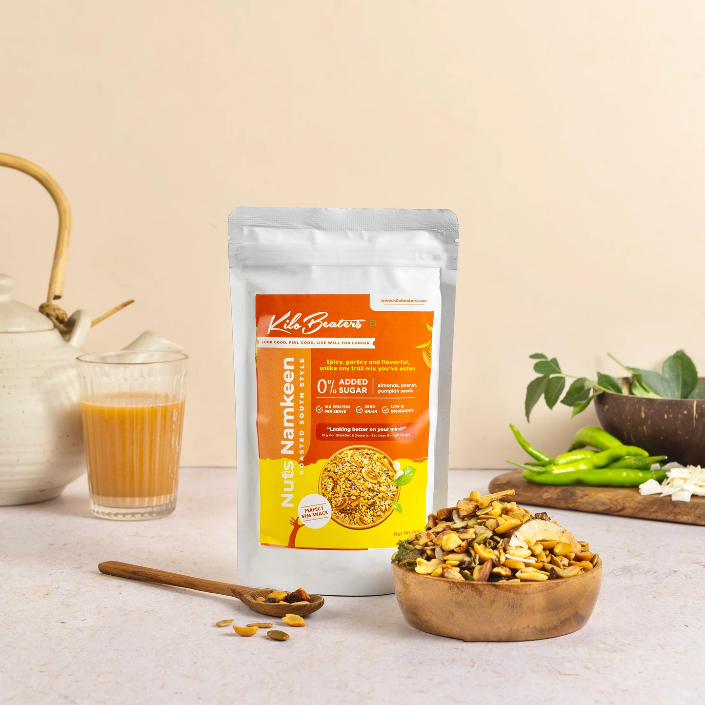 South Style Nuts Namkeen - High-Protein Snack