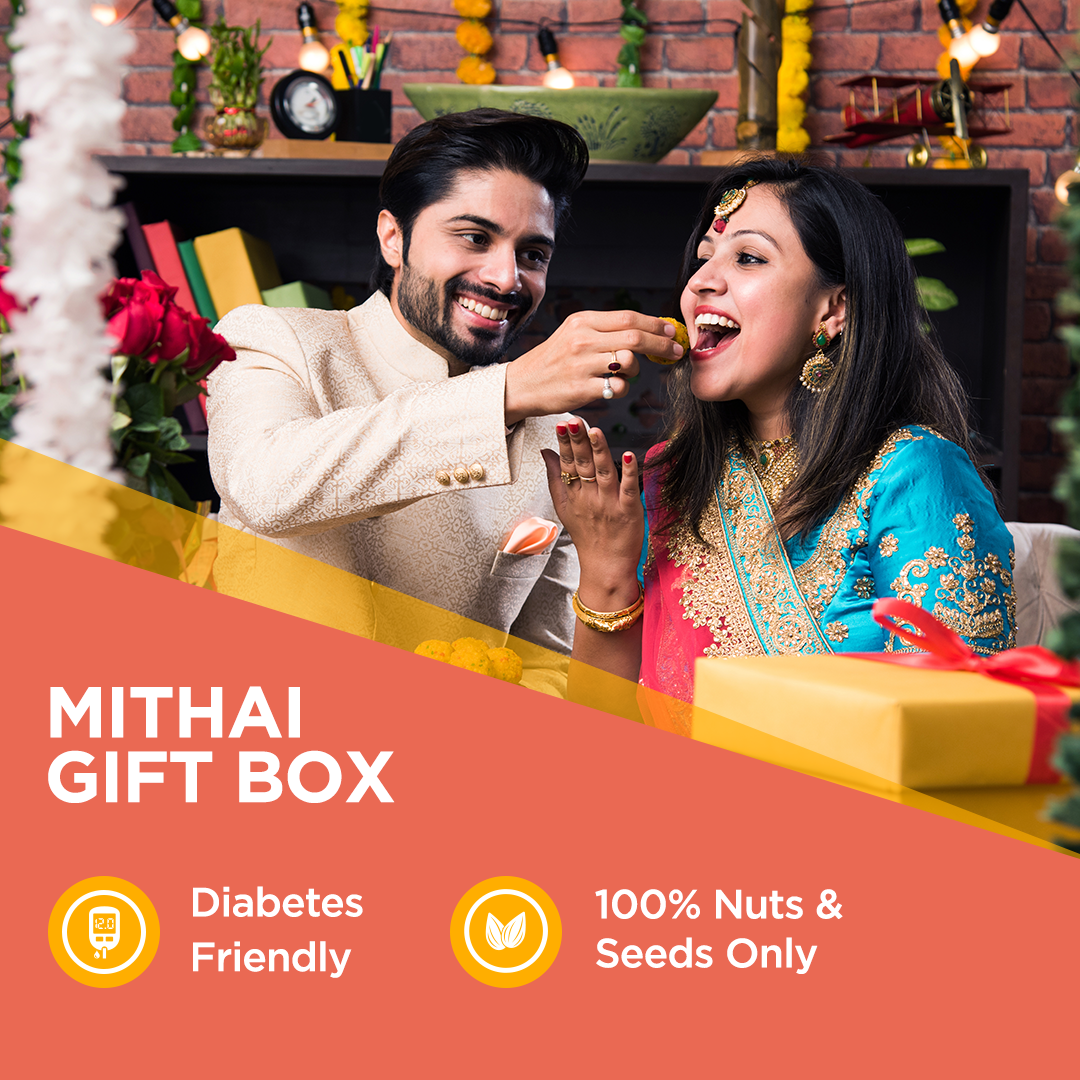 Zero Sugar , Low carb Mithai Box