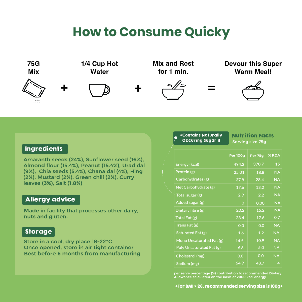 Quicky - Instant High-Protein Meal
