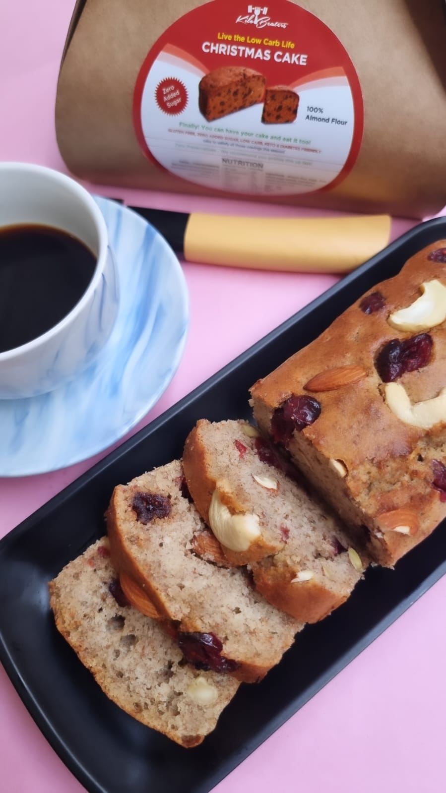 Almond Berry Cake - Christmas Cake