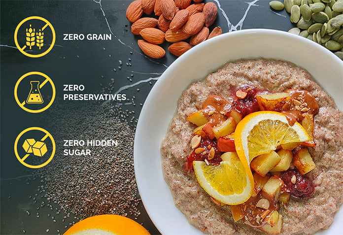 Instant Almond Breakfast Porridge Mix - For Diabetics, No Oats - No sugar added