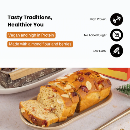 Vegan Almond Berry Cake | Zero Sugar | Keto Friendly