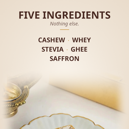 Cashew fudge — Zero Added Sugar | 3.9 g Protein Per Slice