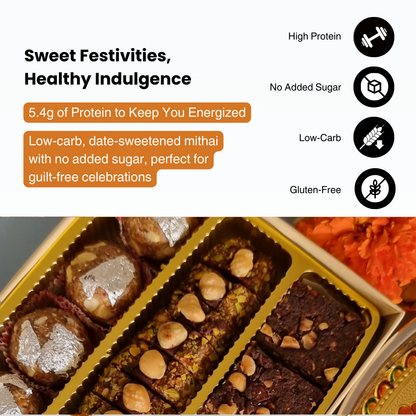 Zero Sugar Date-Sweetened Healthy Mithai Box