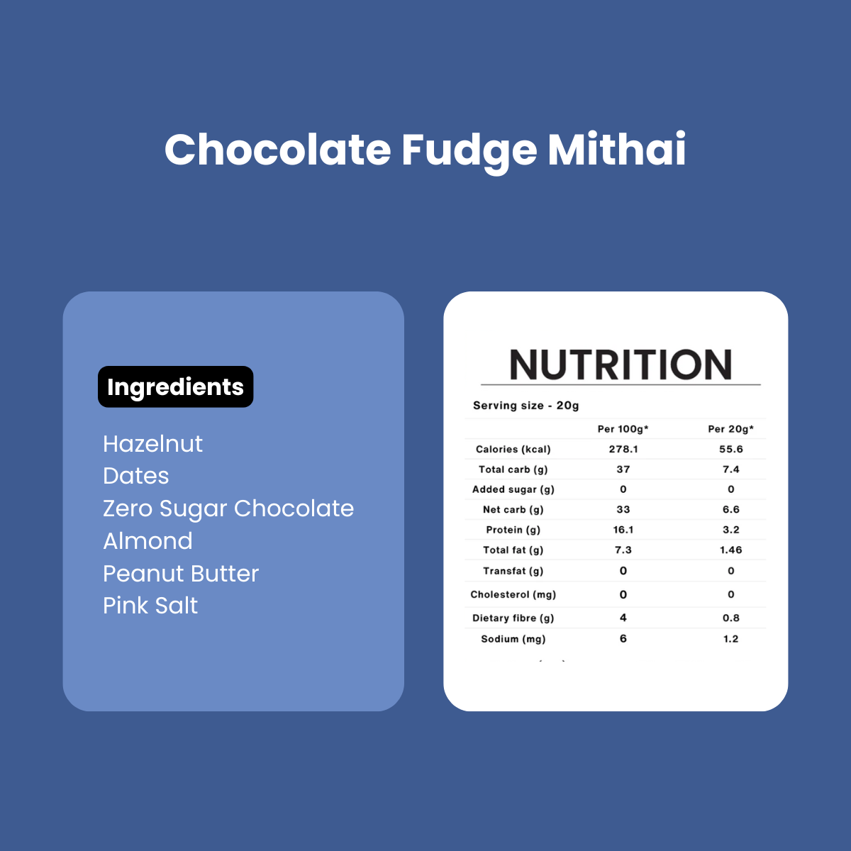 Zero Sugar Date-Sweetened Healthy Mithai Box