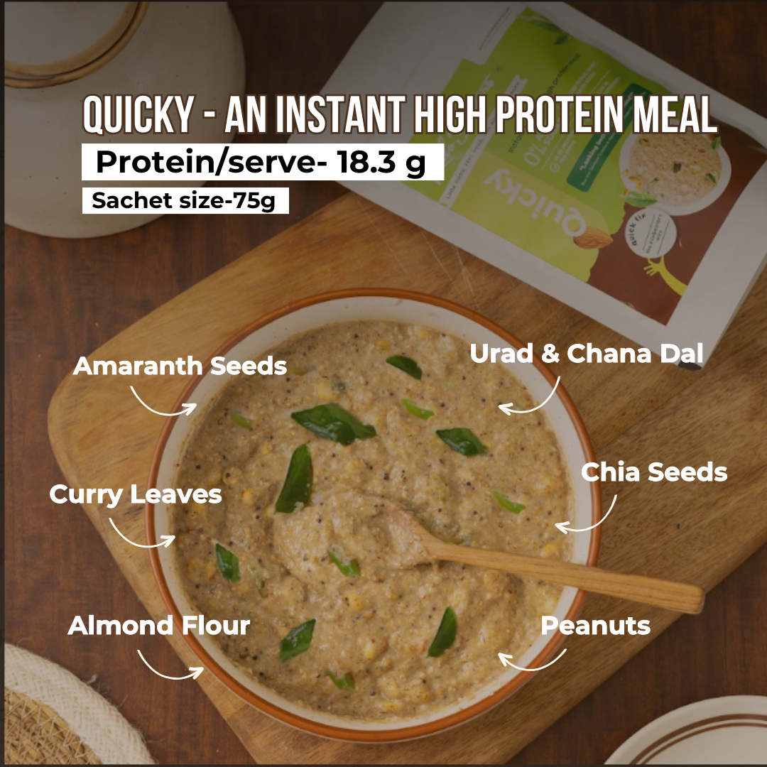 Quicky - An instant high protein meal
